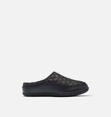Sorel Lanner Ridge Mens Shoes Black - Slippers NZ3470628